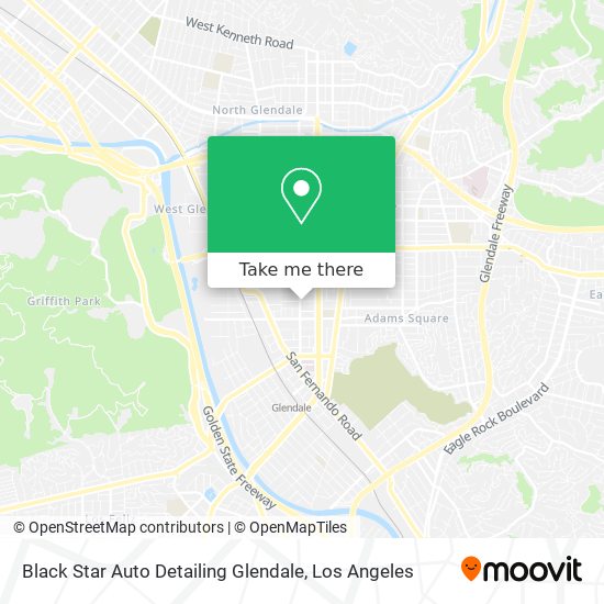 Mapa de Black Star Auto Detailing Glendale