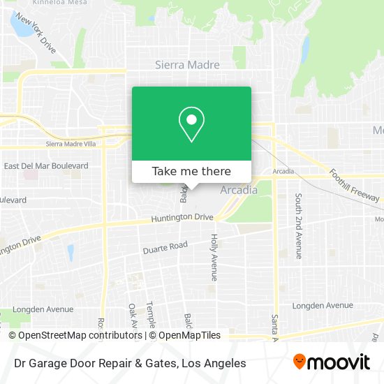 Mapa de Dr Garage Door Repair & Gates