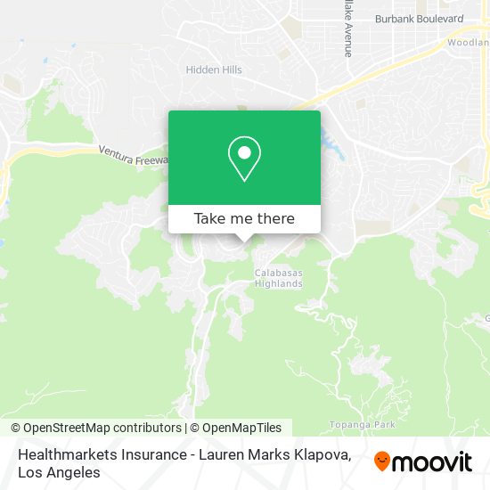 Healthmarkets Insurance - Lauren Marks Klapova map