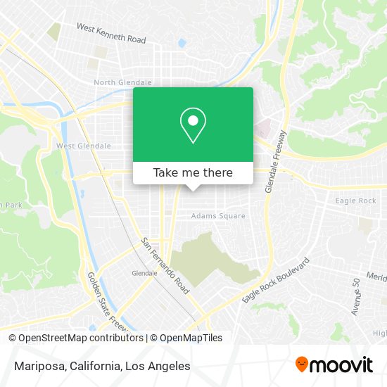 Mapa de Mariposa, California