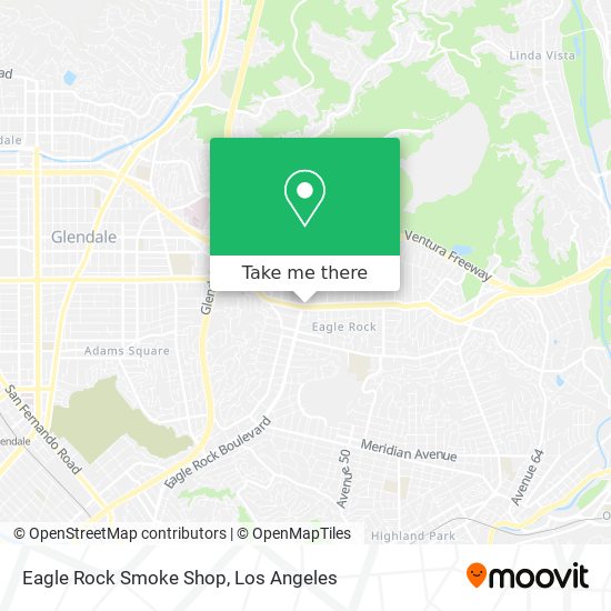 Mapa de Eagle Rock Smoke Shop