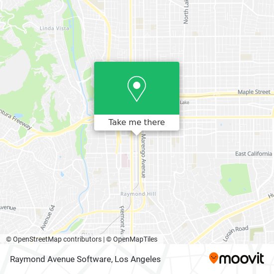 Raymond Avenue Software map