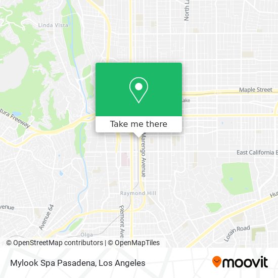 Mapa de Mylook Spa Pasadena