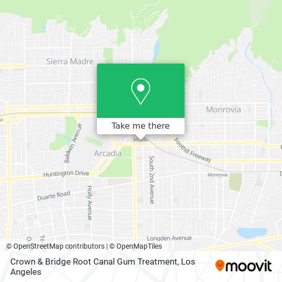 Mapa de Crown & Bridge Root Canal Gum Treatment