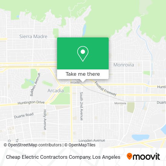 Cheap Electric Contractors Company map