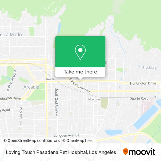 Loving Touch Pasadena Pet Hospital map