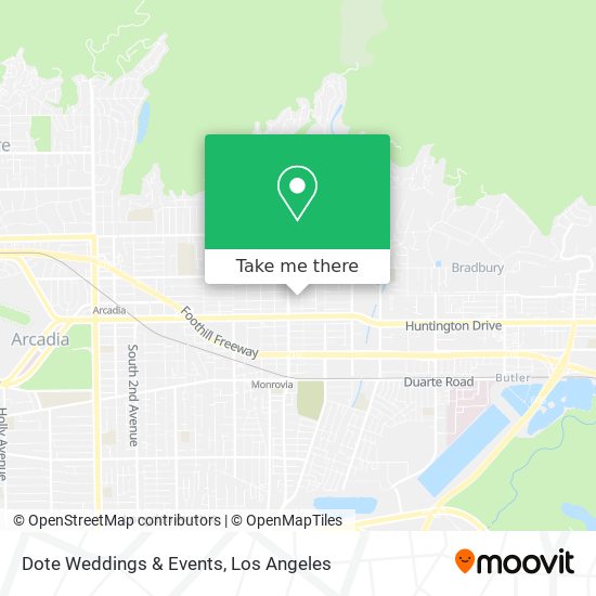 Dote Weddings & Events map