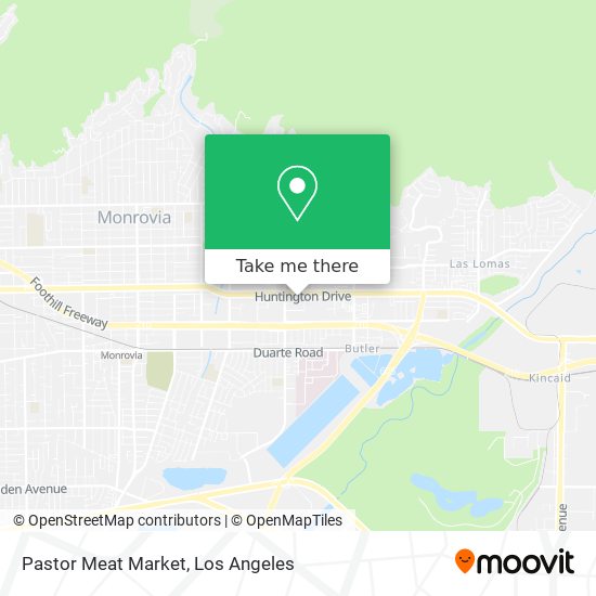 Pastor Meat Market map