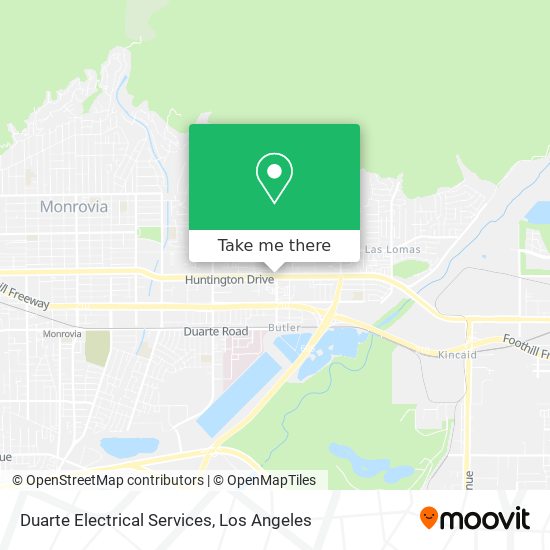 Duarte Electrical Services map