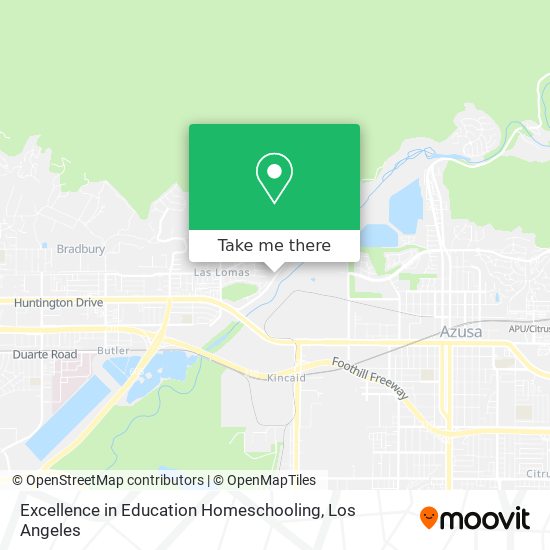 Mapa de Excellence in Education Homeschooling