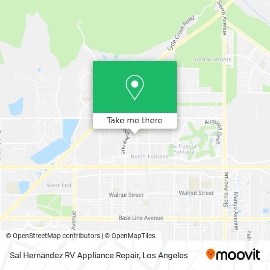 Sal Hernandez RV Appliance Repair map