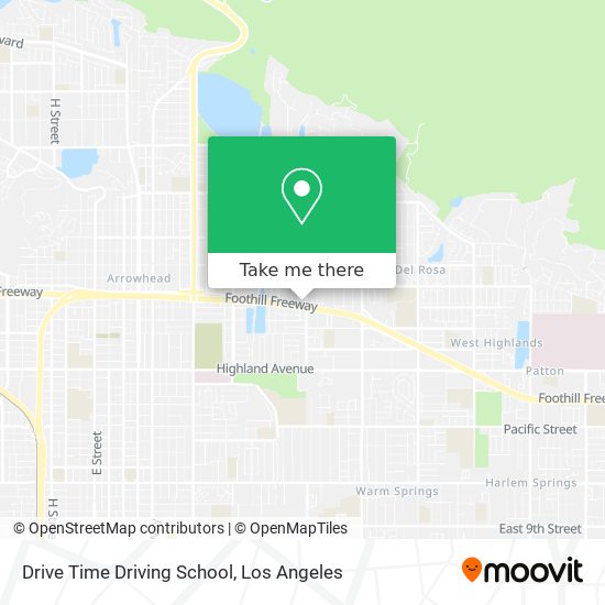 Drive Time Driving School map