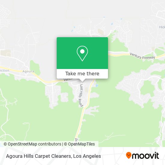 Mapa de Agoura Hills Carpet Cleaners