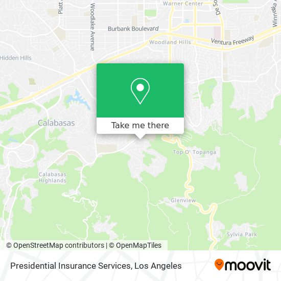 Presidential Insurance Services map