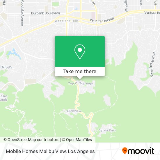 Mobile Homes Malibu View map