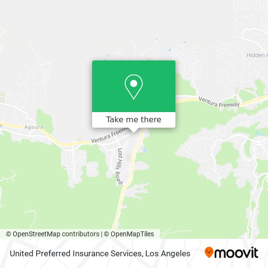 United Preferred Insurance Services map
