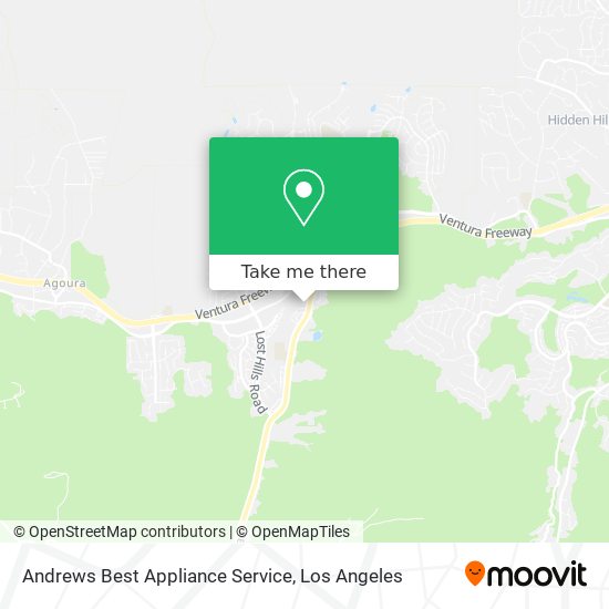 Andrews Best Appliance Service map
