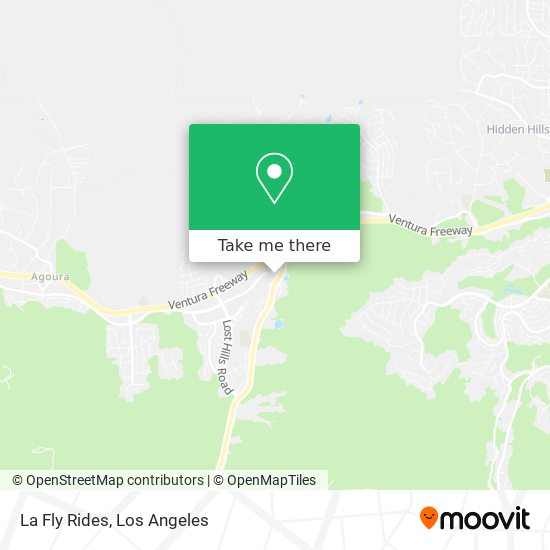 La Fly Rides map