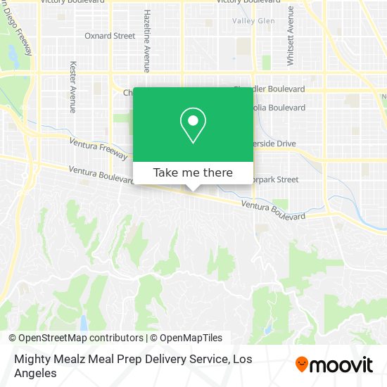 Mapa de Mighty Mealz Meal Prep Delivery Service