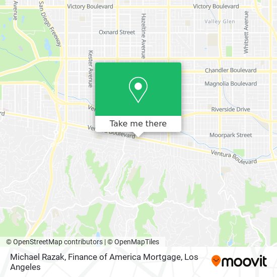 Michael Razak, Finance of America Mortgage map