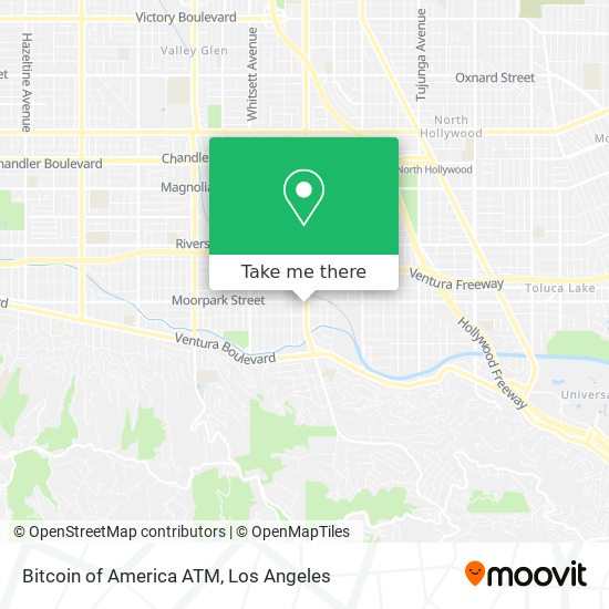 Bitcoin of America ATM map