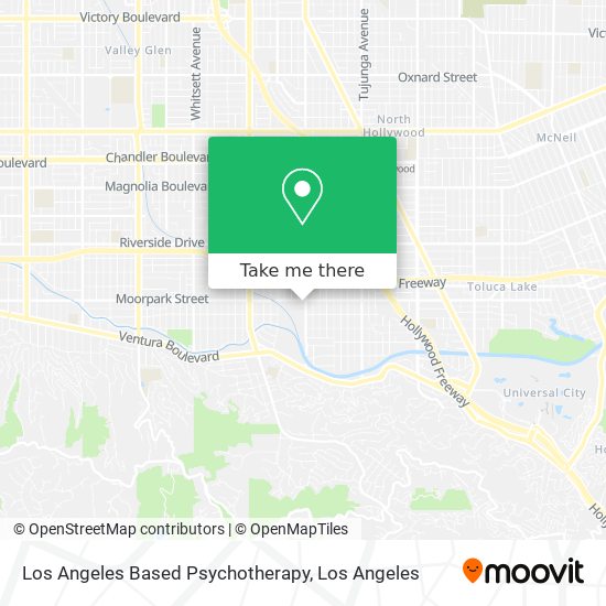 Mapa de Los Angeles Based Psychotherapy