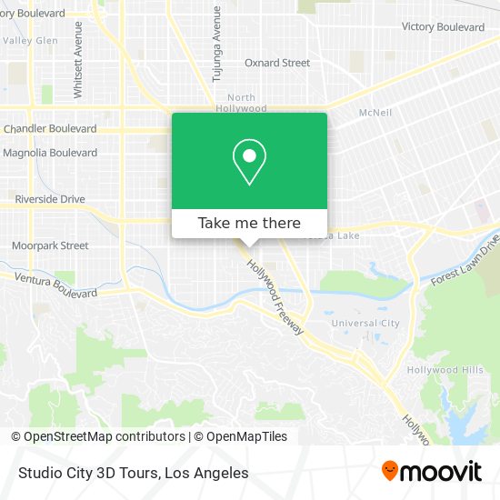 Studio City 3D Tours map