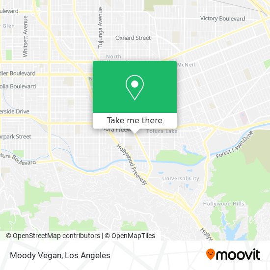 Moody Vegan map