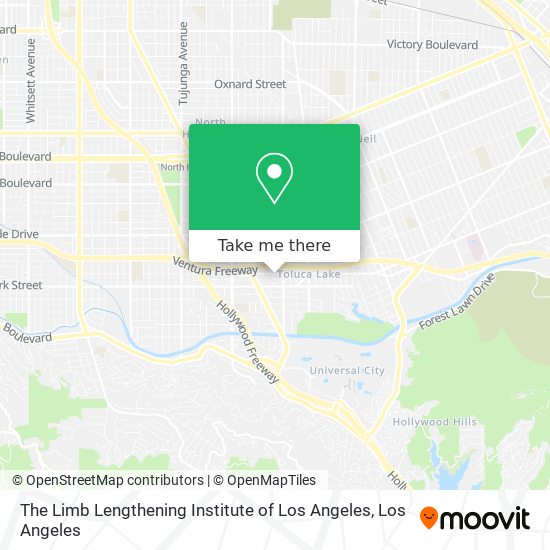 Mapa de The Limb Lengthening Institute of Los Angeles