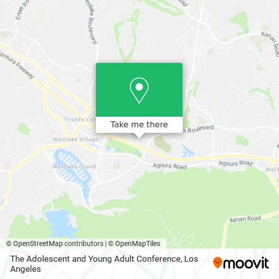 The Adolescent and Young Adult Conference map