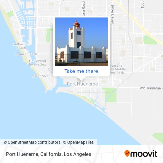 Port Hueneme, California map