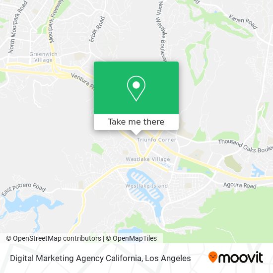 Mapa de Digital Marketing Agency California