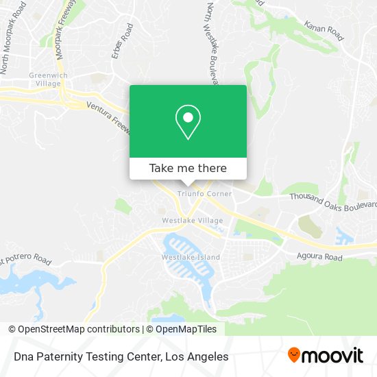Mapa de Dna Paternity Testing Center