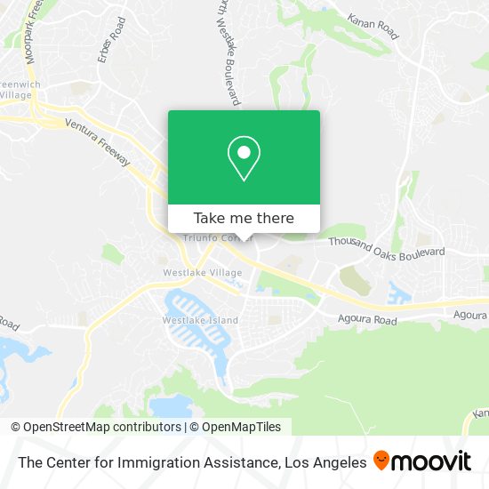 Mapa de The Center for Immigration Assistance