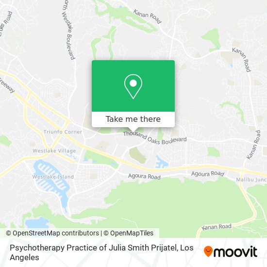 Mapa de Psychotherapy Practice of Julia Smith Prijatel