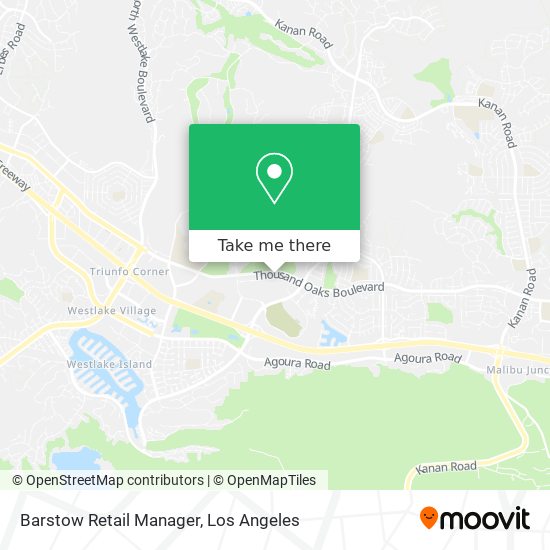 Barstow Retail Manager map