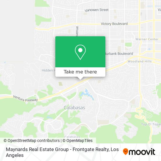 Maynards Real Estate Group - Frontgate Realty map