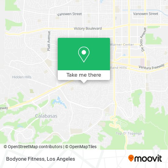 Bodyone Fitness map