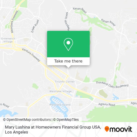 Mapa de Mary Lushina at Homeowners Financial Group USA
