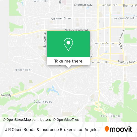 J R Olsen Bonds & Insurance Brokers map