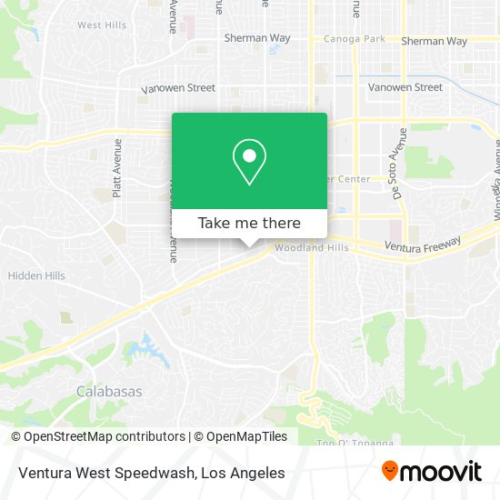 Mapa de Ventura West Speedwash