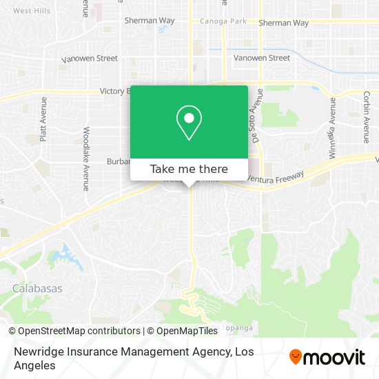 Mapa de Newridge Insurance Management Agency