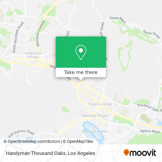 Handyman Thousand Oaks map