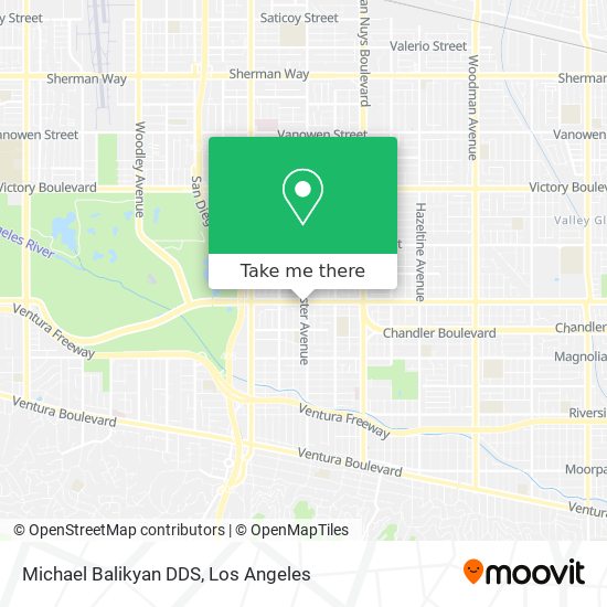 Michael Balikyan DDS map