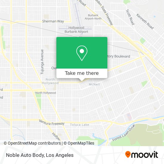 Noble Auto Body map