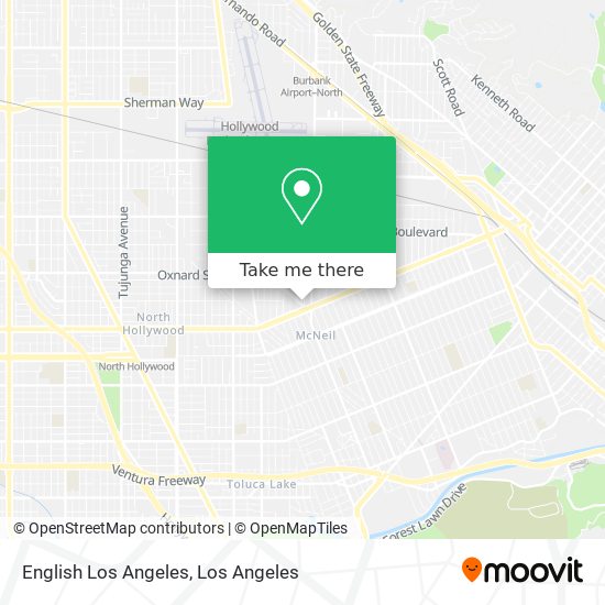 Mapa de English Los Angeles