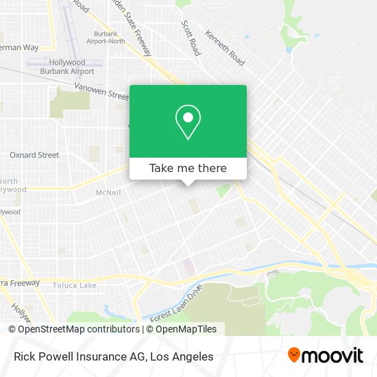 Rick Powell Insurance AG map