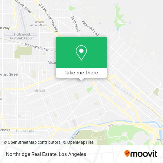 Mapa de Northridge Real Estate