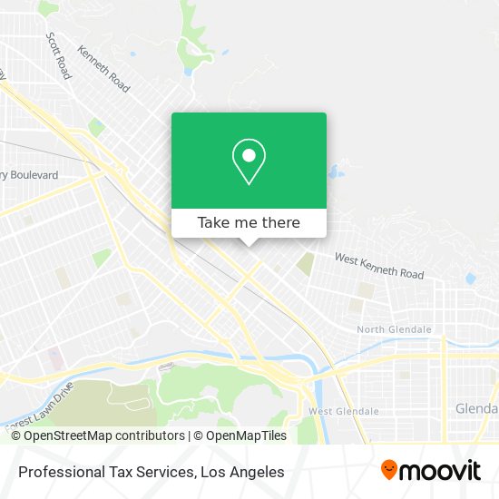 Professional Tax Services map