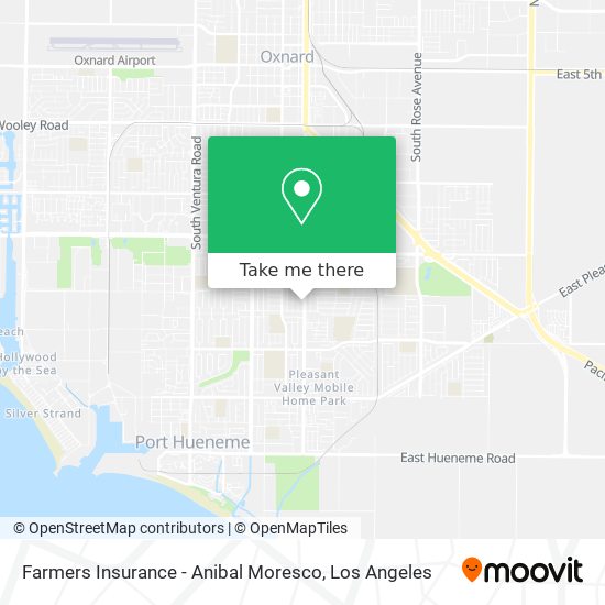 Farmers Insurance - Anibal Moresco map